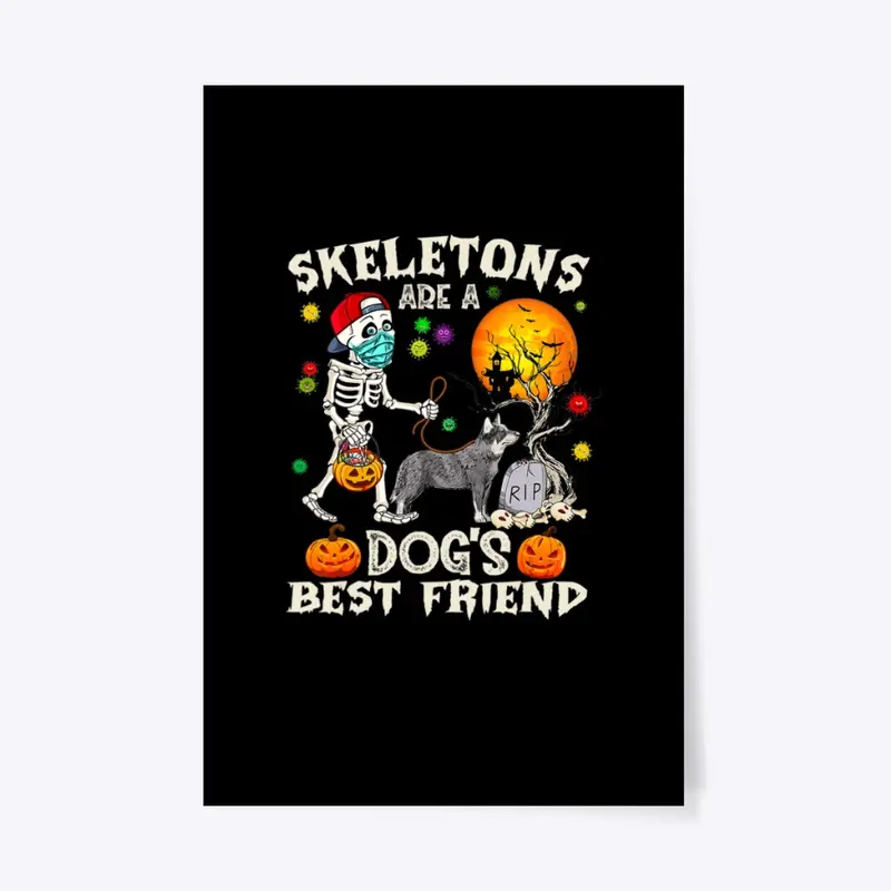 Dog Australian Skeletons T-shirt