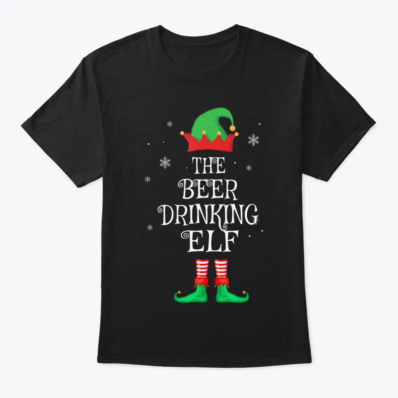 BEER DRINKING ELF MATCHING FAMILY GROUP 