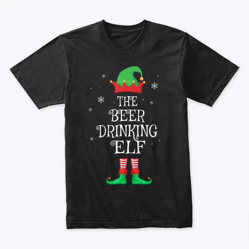 BEER DRINKING ELF MATCHING FAMILY GROUP 