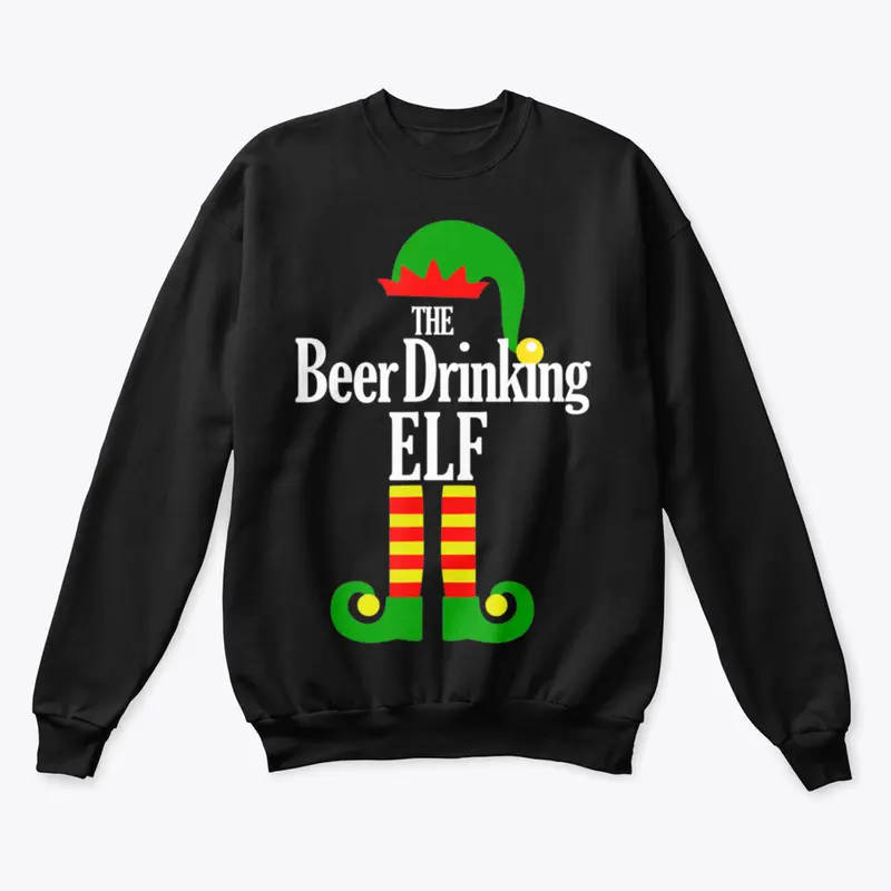 BEER DRINKING ELF MATCHING FAMILY GROUP