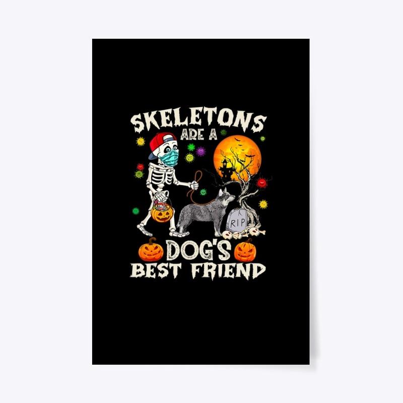 Dog Australian Skeletons T-shirt